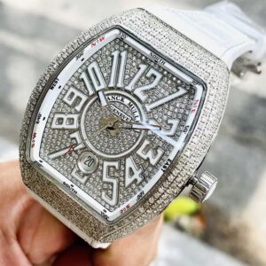 5 Franck Muller Vanguard White V41 SC DT 18k Custom Diamond