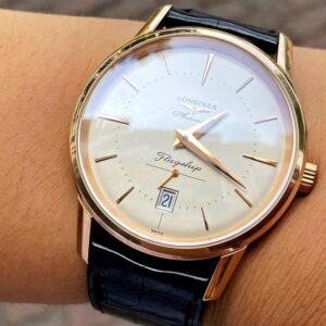 5 Longines Heritage Flagship 18k Rose Gold L4.795.8.78.2