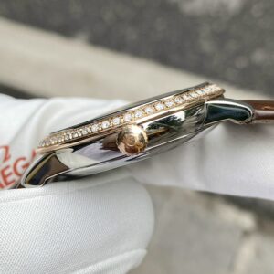 2 Omega DeVille Prestige Chocolate 424.23.40.20.13.001 39.5mm