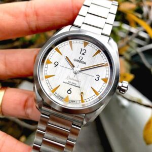 2 Omega Railmaster Co-Axial Master Chromometer Silver Dial 40mm