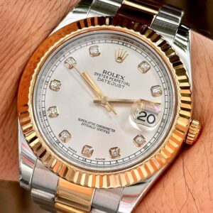 2 Rolex Oyster Perpetual DateJust 116233 18K Gold Automatic