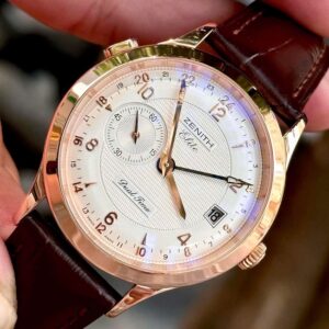 2 Zenith Class Elite Dual Time 18112568202C490 39mm