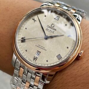 3 Omega DeVille 424.20.40.20.09.001 Prestige Co‑Axial 39.5 mm