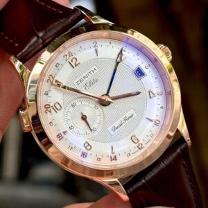 3 Zenith Class Elite Dual Time 18112568202C490 39mm
