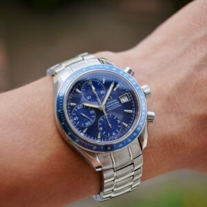 4 Omega Speedmaster Blue Dial Automatic Chronograph 3212.90.00