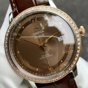 5 Omega DeVille Prestige Chocolate 424.23.40.20.13.001 39.5mm