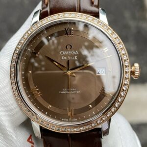 6 Omega DeVille Prestige Chocolate 424.23.40.20.13.001 39.5mm