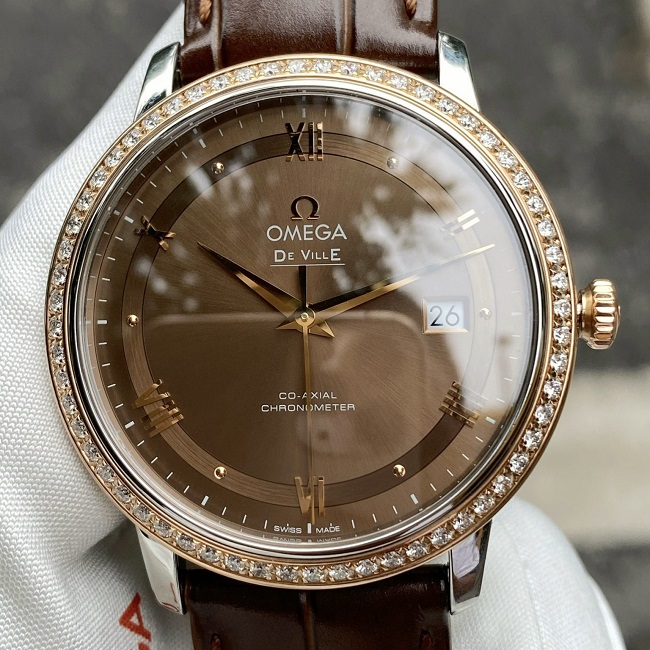 6 Omega DeVille Prestige Chocolate 424.23.40.20.13.001 39.5mm 6 Omega DeVille Prestige Chocolate 424.23.40.20.13.001 39.5mm