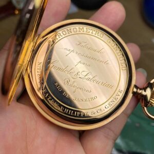 6 Patek Philippe Chronometro Gondolo Pocket Watch 56mm