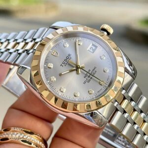 6 Tudor Classic Date 21013-0012 Demi Gold 18K Automatic