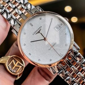 7 Longines Elegant L48095777 18K Rose Gold Automatic