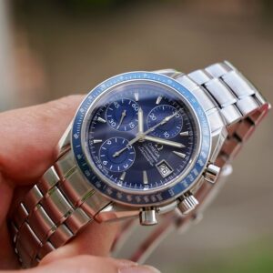 7 Omega Speedmaster Blue Dial Automatic Chronograph 3212.90.00