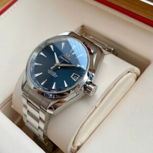 2 Omega Aqua Terra Co-Axial Blue 39mm 231.10.39.21.03.001