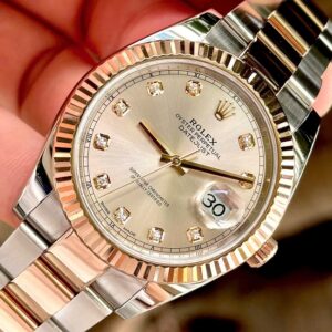2 Rolex DateJust 126331 Sundust Diamond Automatic