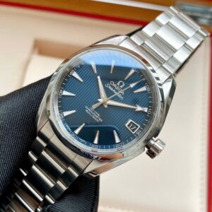 3 Omega Aqua Terra Co-Axial Blue 39mm 231.10.39.21.03.001
