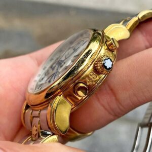 4 Montblanc Meisterstuck 7016 Gold Plated Chronograph Automatic
