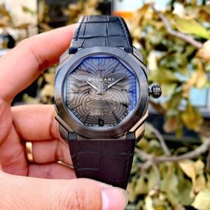 2 Bvlgari Octo Solotempo Maori Tattoo All Black 41mm 102249