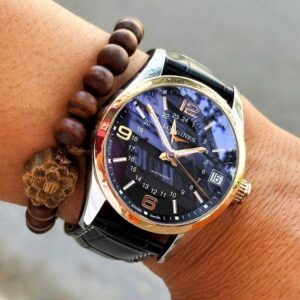 2 Longines Conquest GMT L27995563 Classic Bezel 18K