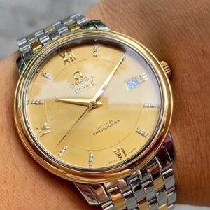2 Omega DeVille 43741500 Prestige Automatic Diamond