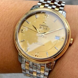 3 Omega DeVille 43741500 Prestige Automatic Diamond