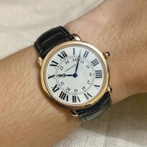 4 Cartier Ronde Louis Dial Ivory W6800251 36mm