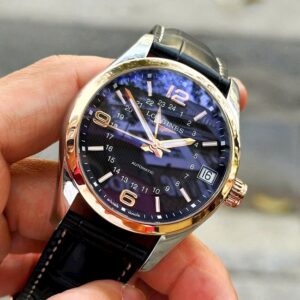 4 Longines Conquest GMT L27995563 Classic Bezel 18K