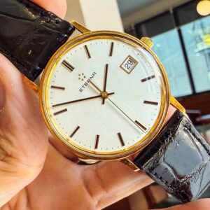 1 Eterna 18k Gold Solid 158.2141.68 Quartz 33.5mm