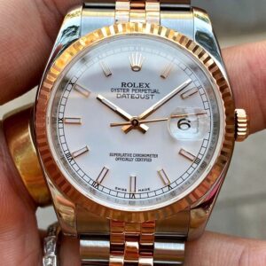 1 Rolex DateJust 116231 Jubilee Demi 18k Rose Gold