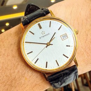 2 Eterna 18k Gold Solid 158.2141.68 Quartz 33.5mm