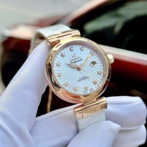 2 Omega DeVille 425.63.34.20.55.001 Ladymatic 34mm