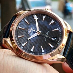 3 Omega Aqua Terra Co-Axial 18k Sedna Gold 220.53.41.21.13.001