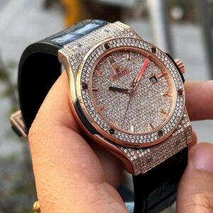 6 Hublot Classic Fusion King Gold Full Pave 511.OX.9010.LR.1704