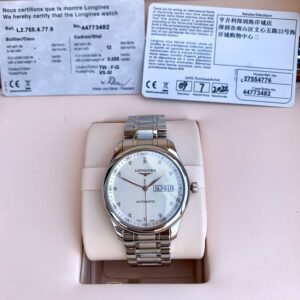 6 Longines Master Collection Diamond White L2.755.4.77.6