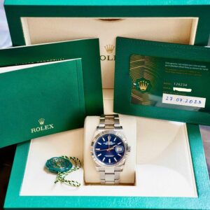 6 Rolex Oyster Perpetual Date Just 126234 Blue Dial