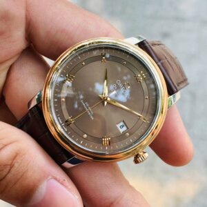8 Omega DeVille Prestige Demi 18K Rose Gold 42423402013001