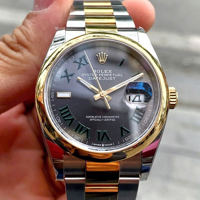 1 Rolex 126203 DateJust 36mm Bi-Metal Wimbledon Dial 1 Rolex 126203 DateJust 36mm Bi-Metal Wimbledon Dial