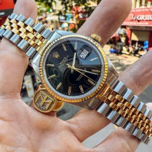 1 Rolex DateJust 1601 Demi 18k Gold 36mm Automatic