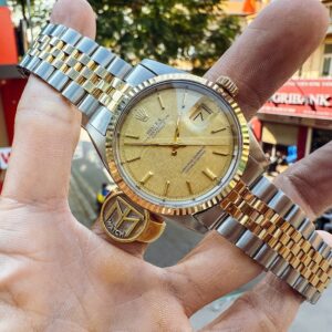 1 Rolex DateJust 1601 Demi 18k Gold Automatic 36mm