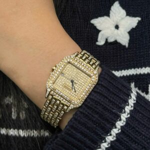 2 Cartier Panthere Quartz Diamond Ladies Watch WF3072B9PVE
