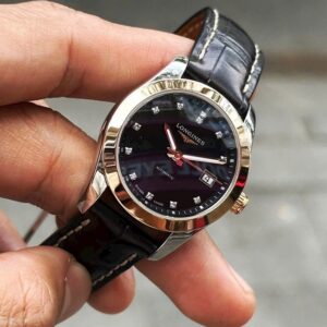 2 Longines Conquest Classic L2.285.5.58.3 Watch 29mm Bezel 18k