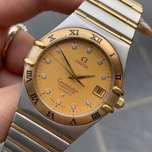 2 Omega Constellation Co‑Axial 12021500 Diamond Demi 18k