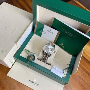 2 Rolex 116233 DateJust MOP Dial Gold Steel Diamond
