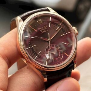 2 Rolex Cellini 50525 18k Rose Gold Chocolate Like New