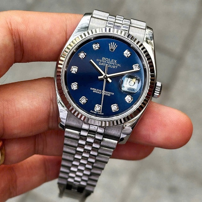2 Rolex DateJust Blue 116234 Diamond Automatic 36mm 2 Rolex DateJust Blue 116234 Diamond Automatic 36mm