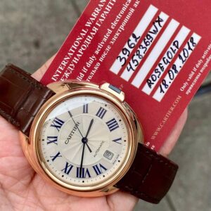 3 Cartier Cle De Cartier WGCL0004 Automatic 18k Rose Gold