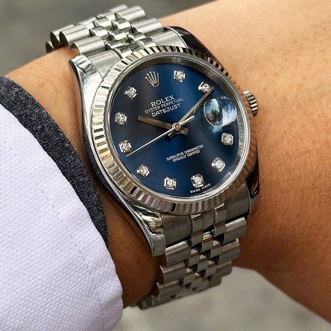 3 Rolex DateJust Blue 116234 Diamond Automatic 36mm 3 Rolex DateJust Blue 116234 Diamond Automatic 36mm