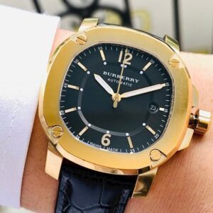 4 Burberry BBY1210 The Britain Gold Black Dial Automatic