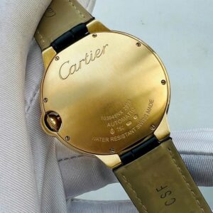 4 Cartier Ballon Bleu Automatic W6900551 Diamond 18k Yellow Gold