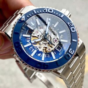 4 Epos Skeleton Sportive Blue 3441.135.26.16.30 Bezel Ceramic