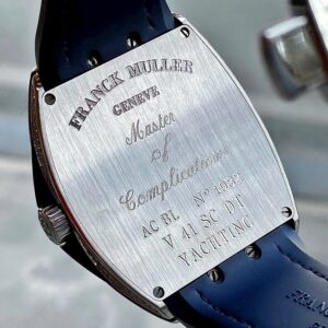 3 Franck Muller V41 SC DT Yachting Vanguard Navy Blue Pave